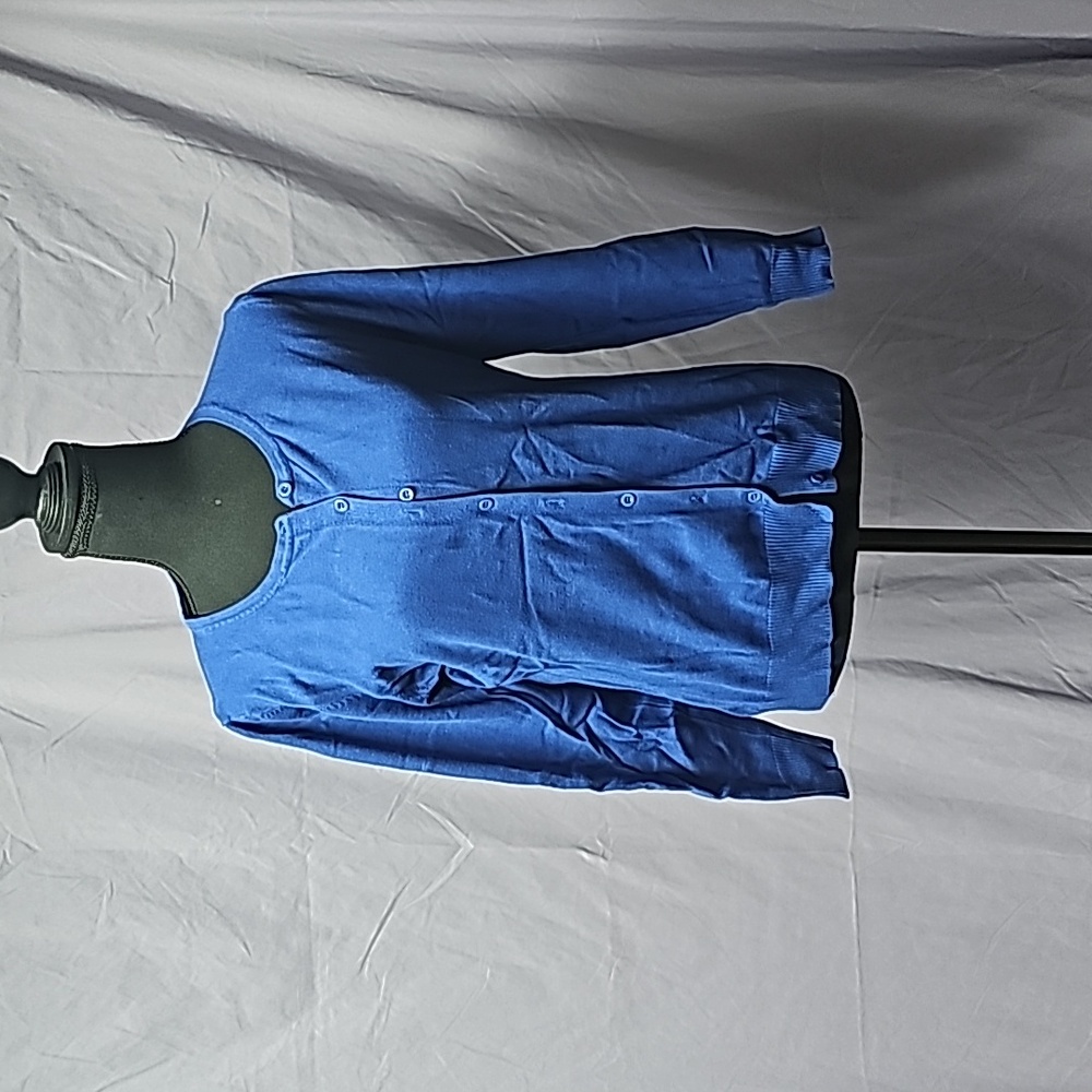 Sz large royal blue cardigan